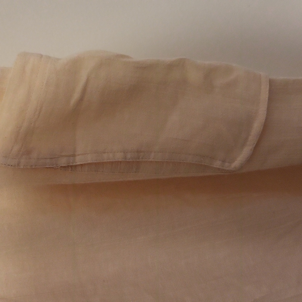 Free People Large Beige Wide-Leg Cargo Pants Boho Elastic Waist - Picture 5 of 13